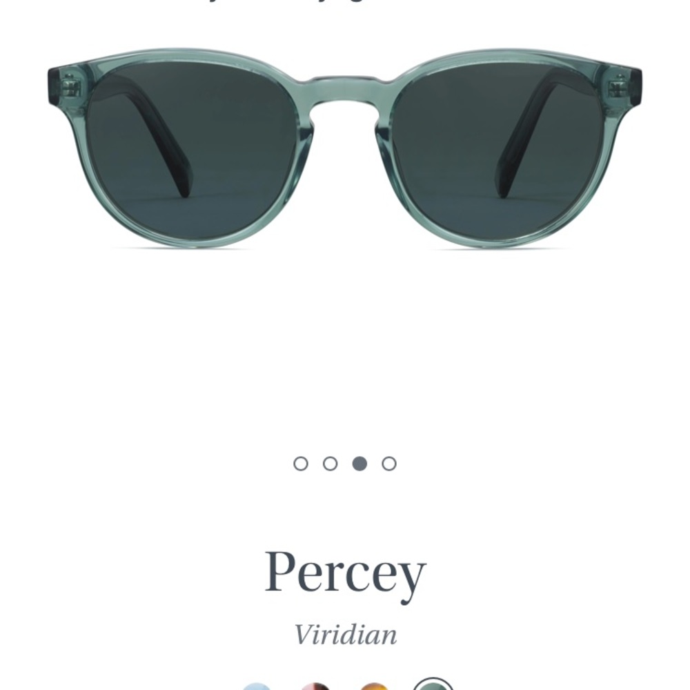 Warby Parker Percey Medium Viridian NEW Sunglasses